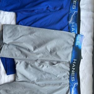Hanes Light Gray Boxer Briefs